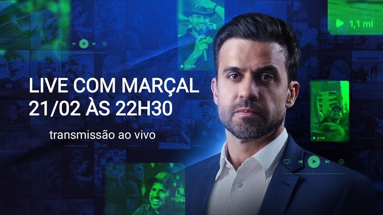 Live com o Marçal | 21/02 às 22h30 com Pablo Marçal ao vivo