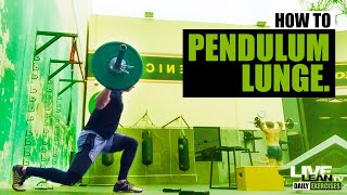 PENDULUM LUNGE exercise video thumbnail
