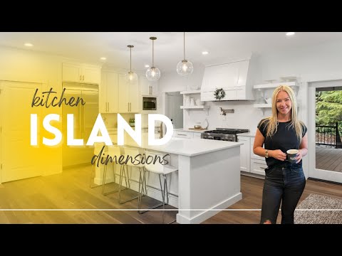 Kitchen Island Dimensions || Full Size Guidelines you need to know!!