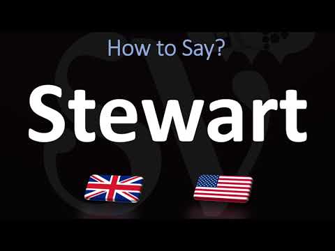 How to Pronounce Stewart? (2 WAYS!) UK/British Vs US/American English Pronunciation