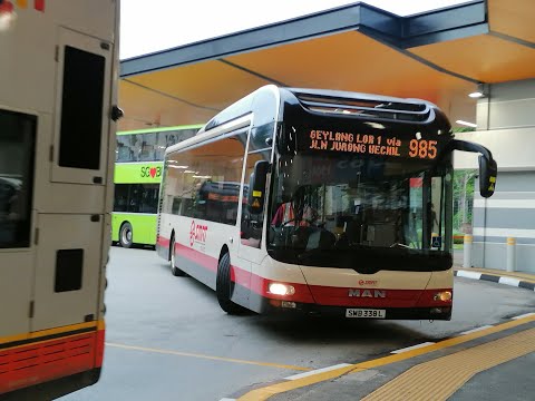 [SMRT] Man A22 Euro 5 (SMB338L) on bus service 985.