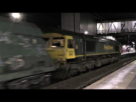 66 603 working the 669Y 1801 Guide Bridge Yard (Flhh) to Tunstead Sdgs at Hazel Grove.