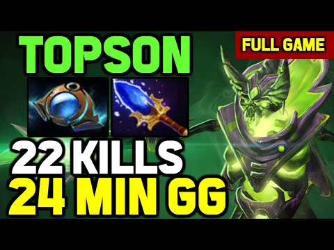 Topson MID Pugna SIGNATURE HERO 22 Kills 36k Damage OWNAGE