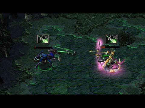 DOTA WEAVER vs MEDUSA: Fight with Full Items (SUPER HARD)