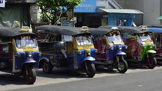 Bangkok Jour 3 : Les klongs en tailboat, le marché indien, le boudha debout, portraits, la rue de l&