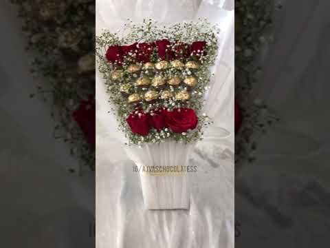 FERRERO ROCHER BOUQUET❤️‍🔥 insta@ajvaschocolatess #engagement #giftideas #hamper  #gift #chocolate
