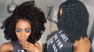 NATURAL HAIR GOALS! BOMB AF WASH & GO AND BEST TWISTOUT YET 4A 4B 4C