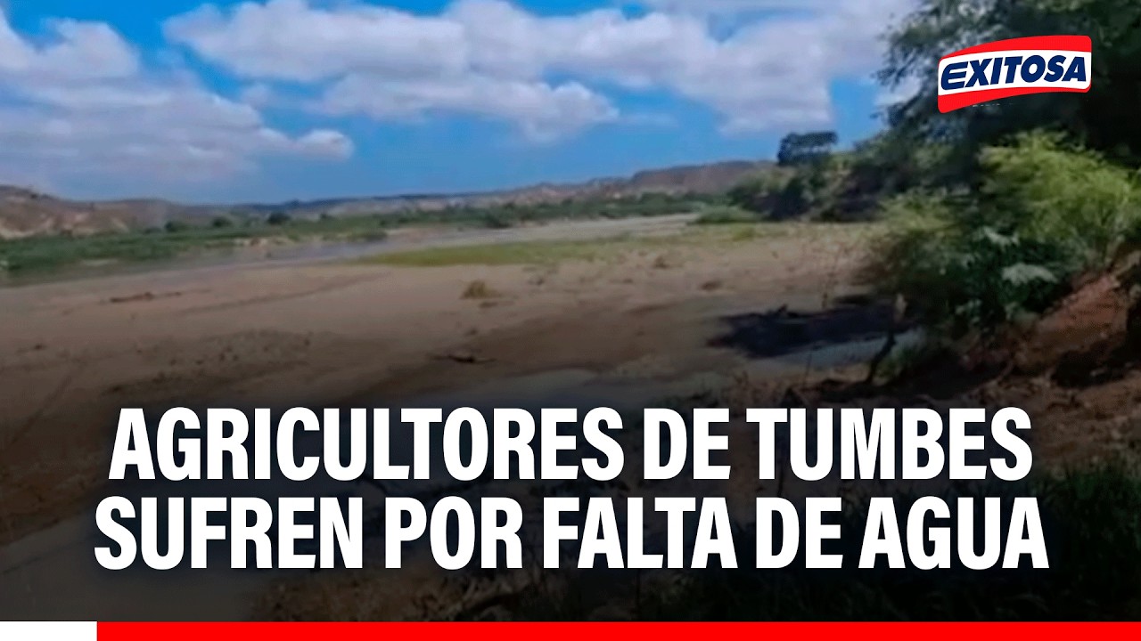 🔴🔵 Agricultores se quedan sin agua y piden apoyo al Gobierno con presupuesto para maquinaria