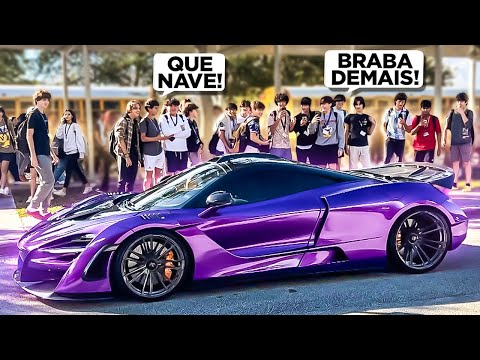 I picked up my FRIEND at the MCLAREN 720s N-largo SCHOOL *EVERYTHING STOPPED*