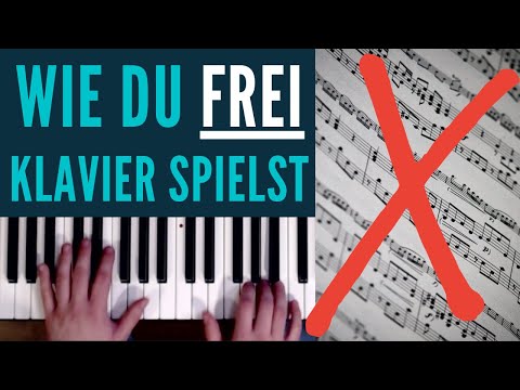 Wie Du FREI Klavier spielst (SIMPLER DENKPROZESS)🤩