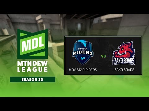 CSGO -  Izako Boars vs. Movistar Riders - Mountain Dew League S30