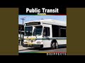 Bus Arrives At Stop With Doors Open And Close And Then Leaves