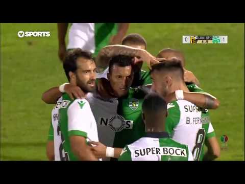 Goal Bruno Fernandes: Loures 0-(1) Sporting (Portuguese Cup 18/19 #3)
