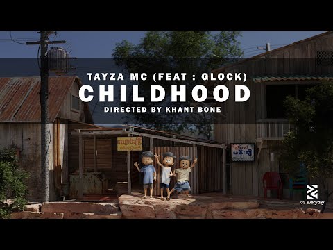 Childhood Animated Official Music Video - Tay Za MC Ft: Glock