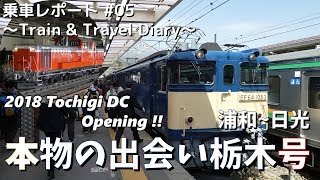 【乗車記録】TR Diary #05 本物の出会い栃木号（18/04/01）