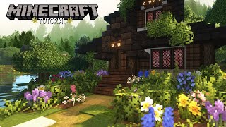 How to build a Fairy Cottage 🦋 | Minecraft Tutorial | NO Mods or CITs