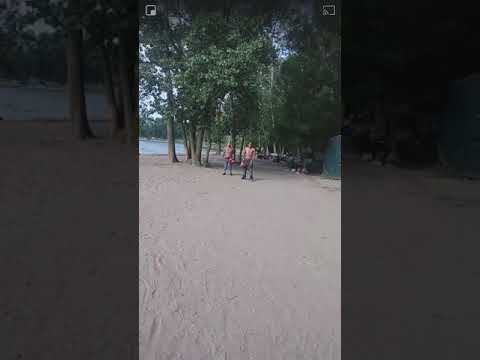 Chainsaws on Cherry Beach Toronto