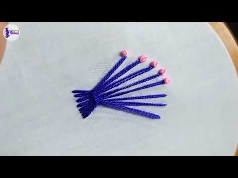 Simple Flower bouquet embroidery@style  by namira