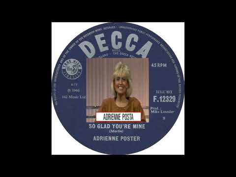 ADRIENNE POSTER * SO GLAD YOU'RE MINE