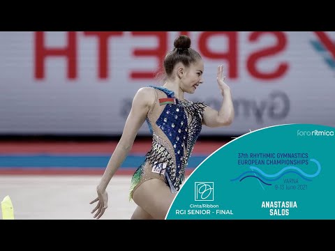 Anastasiia Salos (mazas / clubs) - Final Individual European Championship Varna 2021