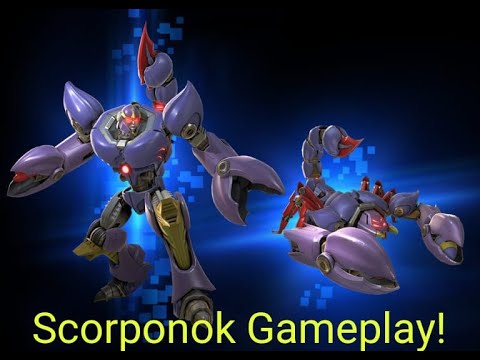 Scorponok Gameplay! Transformers Forged to Fight | R4 5* Scorponok S10 F0 vs Ruler Of Kaon Mixmaster