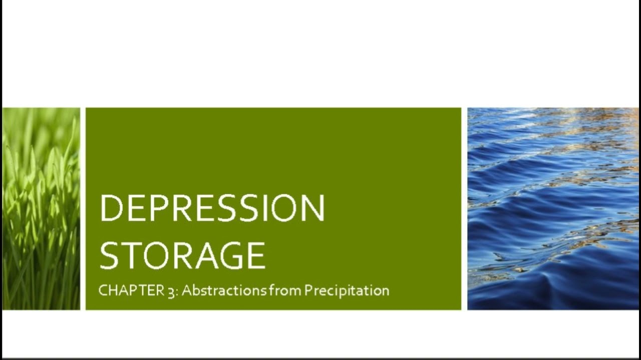 Interception and Depression Storage
