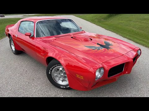1973 Pontiac Trans Am 455ci - V8, 4spd Manual, Full Numbers Matching, Red Stock #811
