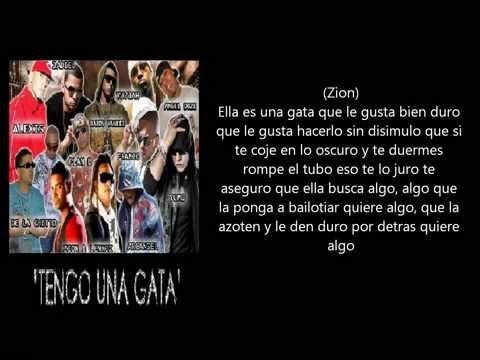 Yo Tengo Una Gata - Zion & Lennox Ft. Varios Artistas (Letra)