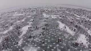 Largest charitable Ice fishing contest in the world.  Minnesota