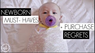 NEWBORN MUST-HAVES + REGRETS! | Natalie Bennett