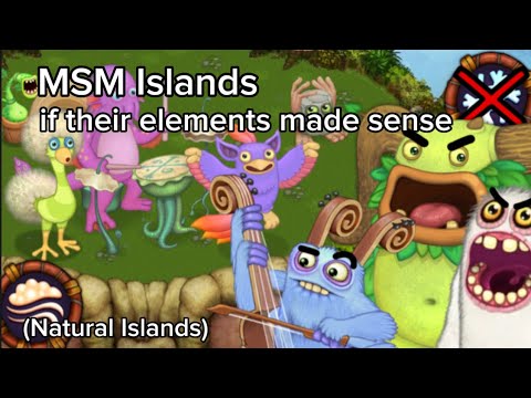 My Singing Monsters - Islands If Their Elements Made Sense (Natural Islands)