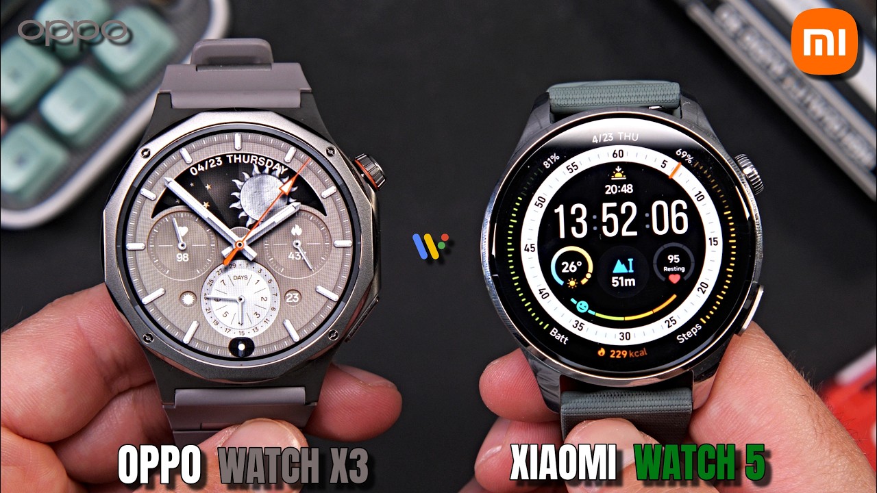 Oppo Watch X3 vs Xiaomi Watch 5 ⌚ ¿Cuál es el mejor SMARTWATCH de 2026? | Comparativa