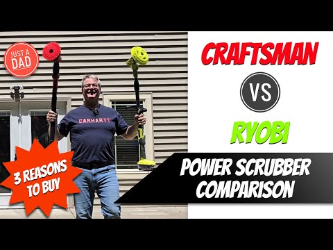 CRAFTSMAN vs RYOBI Cordless Power Scrubber COMPARISON