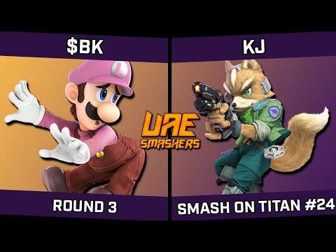$BK (Luigi) vs KJ (Fox) - Smash on Titan #24
