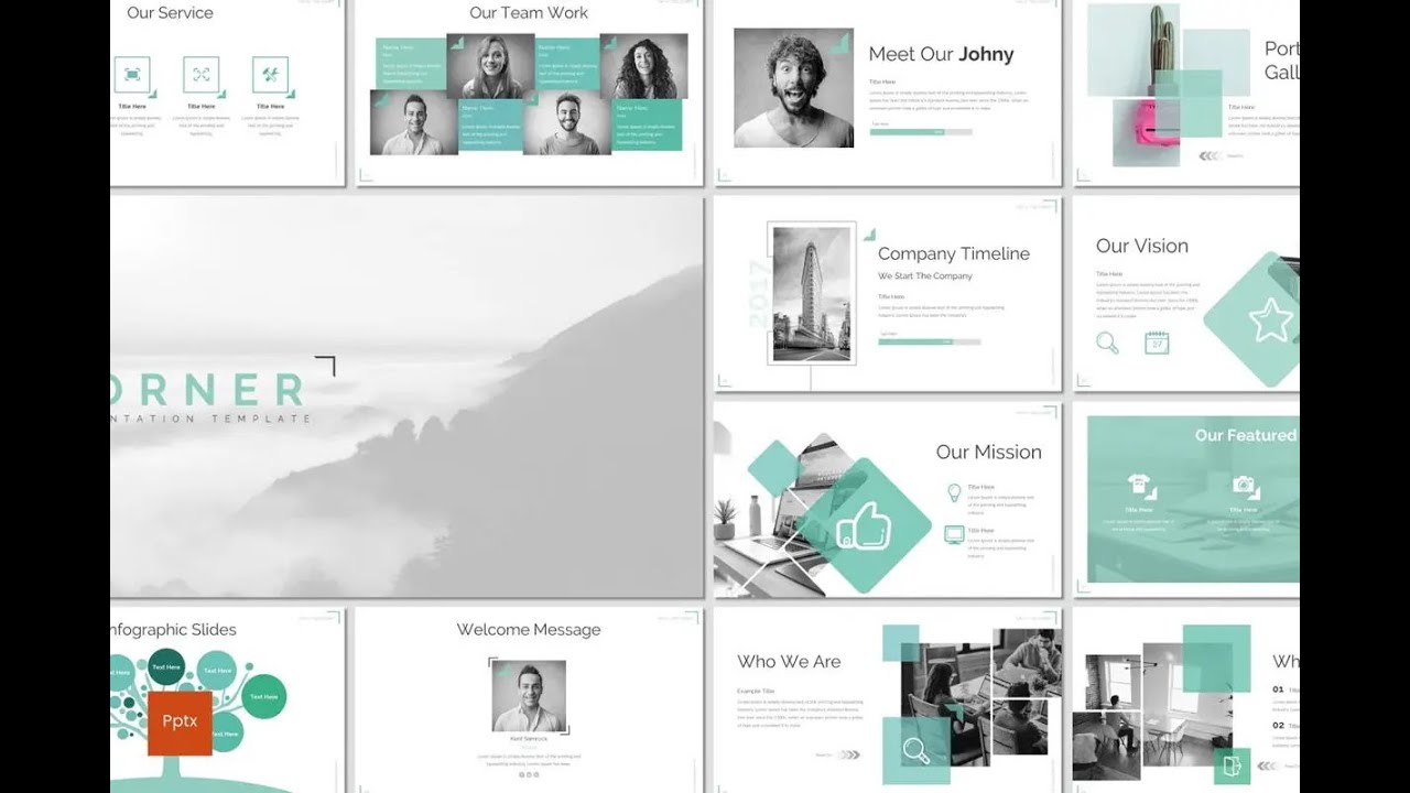 Corner - PowerPoint Template