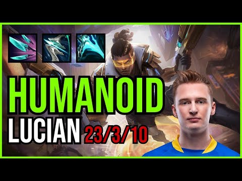 HUMANOID - LUCIAN vs. YONE Mid | EUW CHALLENGER | PATCH 10.25