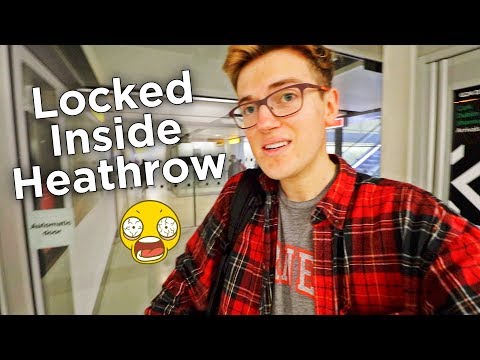 I GOT LOCKED ALONE IN AN AIRPORT GATE FOR 30 MINUTES
