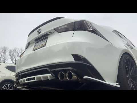 2016 Lexus IS 3.5L Remark Axle Back Exhaust