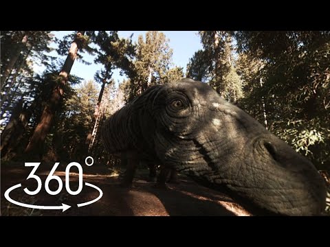Brontosaurus Animated Dinosaur for Kids in VR - Cartoons for kids.