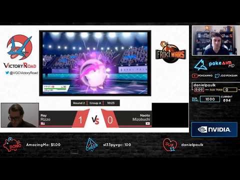 2020 Pokémon World Champion Invitational - Round 2A - Ray Rizzo vs Naoto Mizobuchi - LIVE