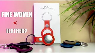 NEW Apple AirTag FineWoven Key Ring | In-Depth Review (ALL COLORS!) | Is this better than Leather?