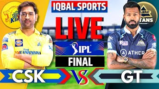 Chennai Super Kings vs Gujarat Titans, Final | CSK vs GT Live Scores & Commentary | IPL final 2023