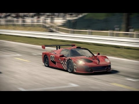 NFS Shift 2 Unleashed [HD] - 1996 Ferrari F50 GT on Rouen Les Essart Short [1952]