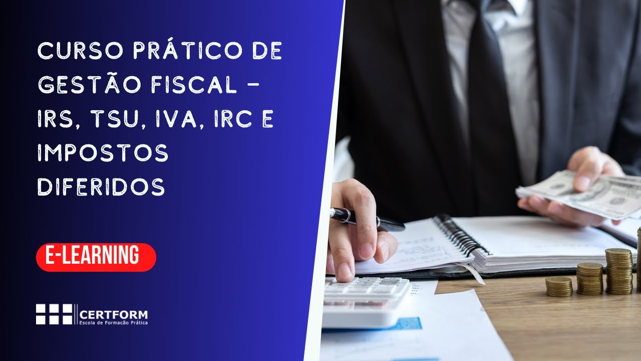 🔖FORMAÇÃO ESPECIALIZADA EM GESTÃO FISCAL. Curso Prático Gestão Fiscal na forma E-learning