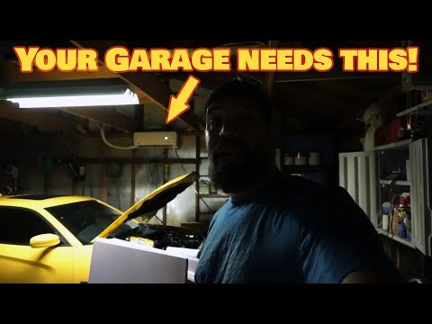 Installing a Pioneer ductless mini split AC in my Houston garage! A must have!