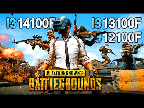 i3 14100F vs i3 13100F vs i3 12100F - RTX 5060 - PUBG