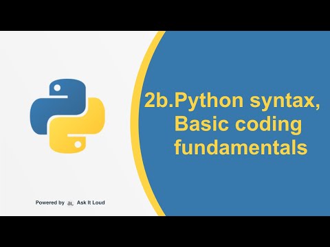 Python Day 2 1 Python Syntaxbasic Coding Fundamentals