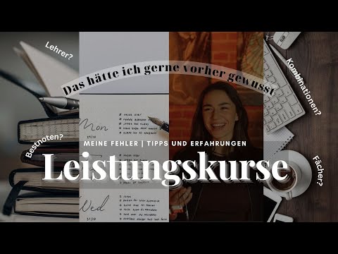 Oberstufe Tipps | Leistungskurs Wahlen | was soll ich wählen?