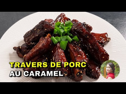 PORC AU CARAMEL CHINOIS : Travers de porc à la sauce aigre-douce