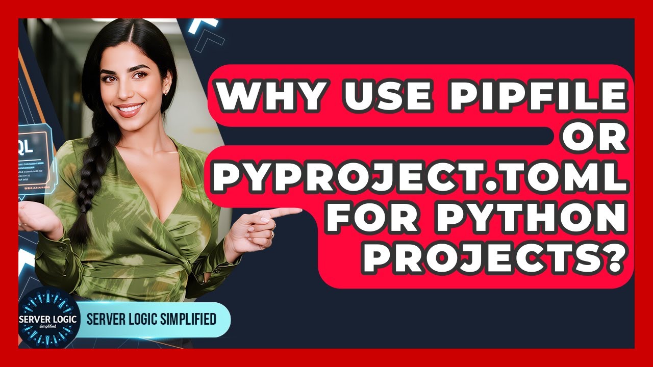 Why Use Pipfile Or Pyproject.toml For Python Projects? - Server Logic Simplified